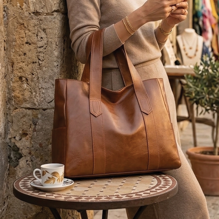 Debra - Vegan Leather Tote Bag