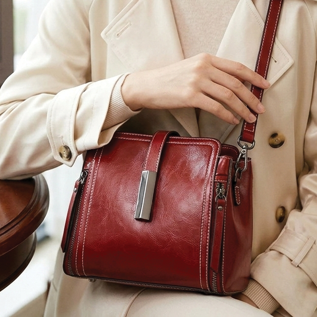 Ellen - Structured Satchel Handbag