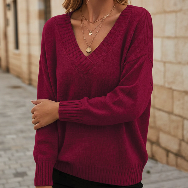 Avery - V-Neck Sweater