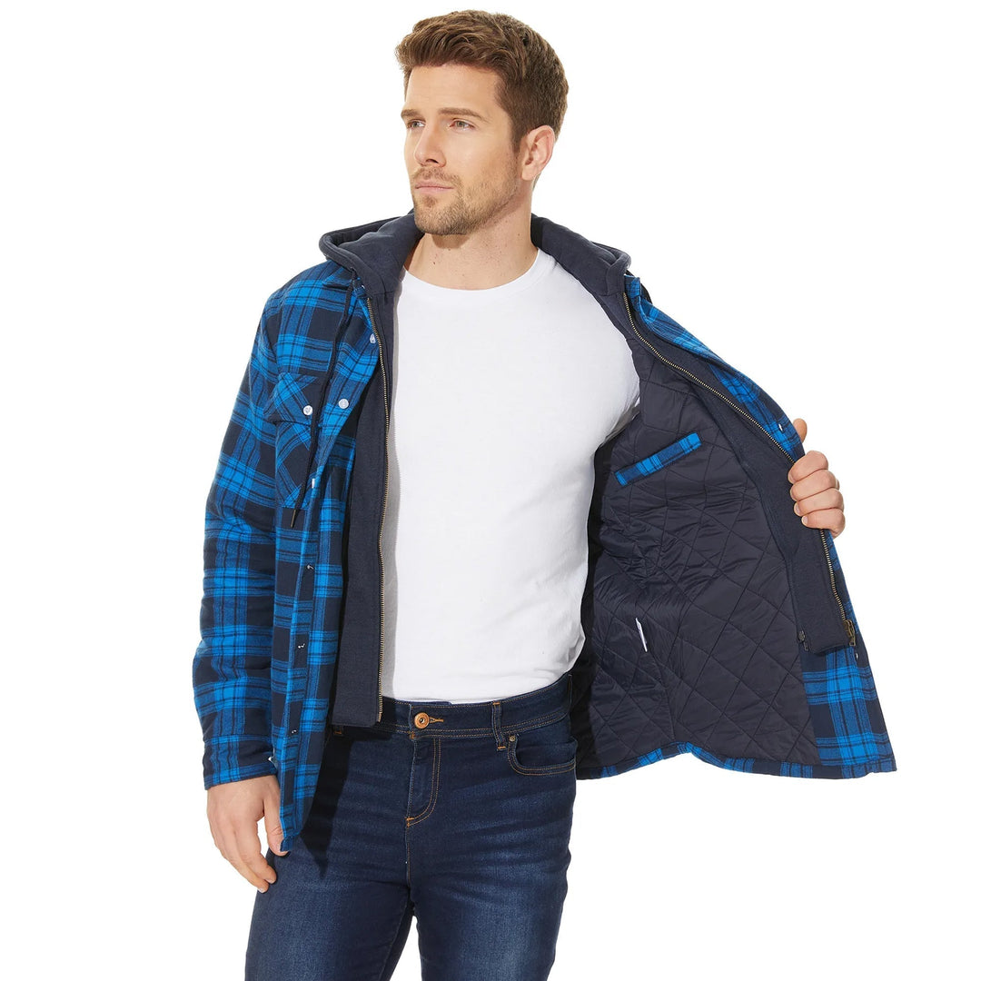 Parker - Checked Hooded Jacket