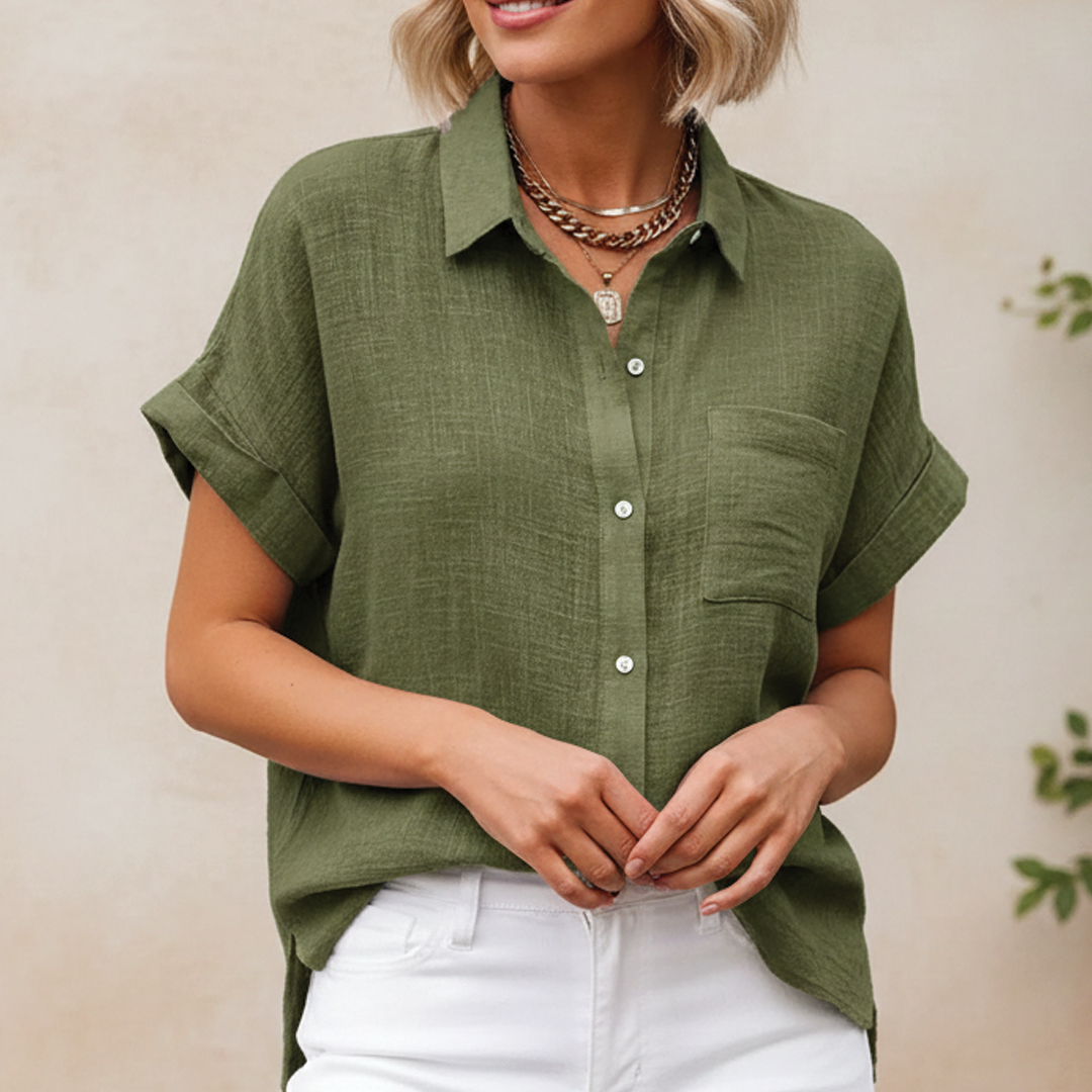 Bella - Summer Button Blouse
