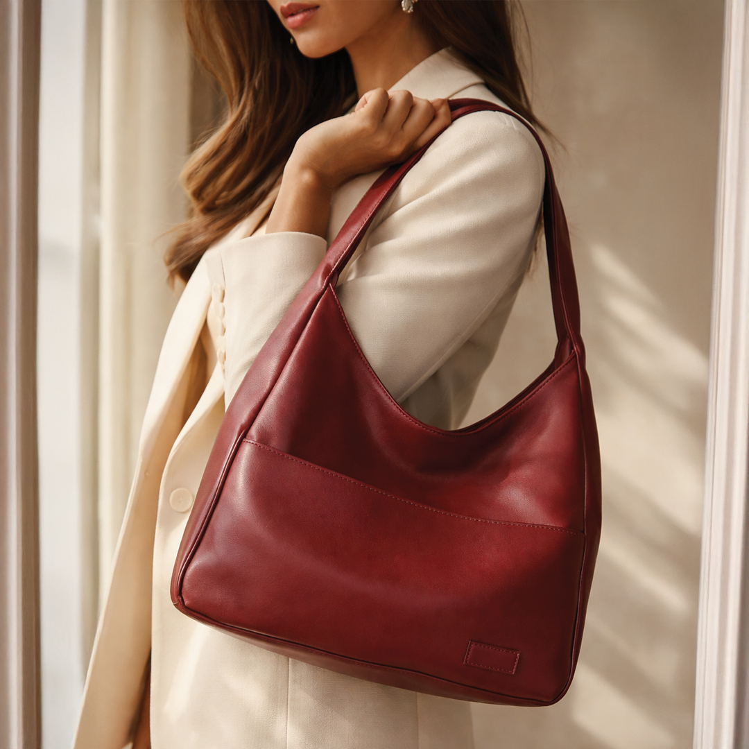 Marilyn - Vegan Leather Hobo Shoulder Bag