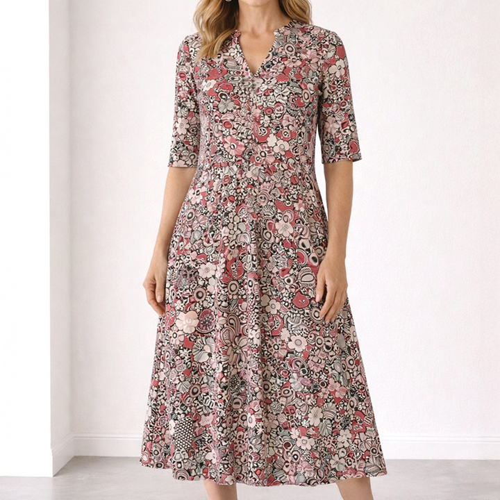 Lori - Button Midi Dress