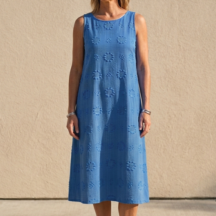 Olivia – Printed Midi Dress