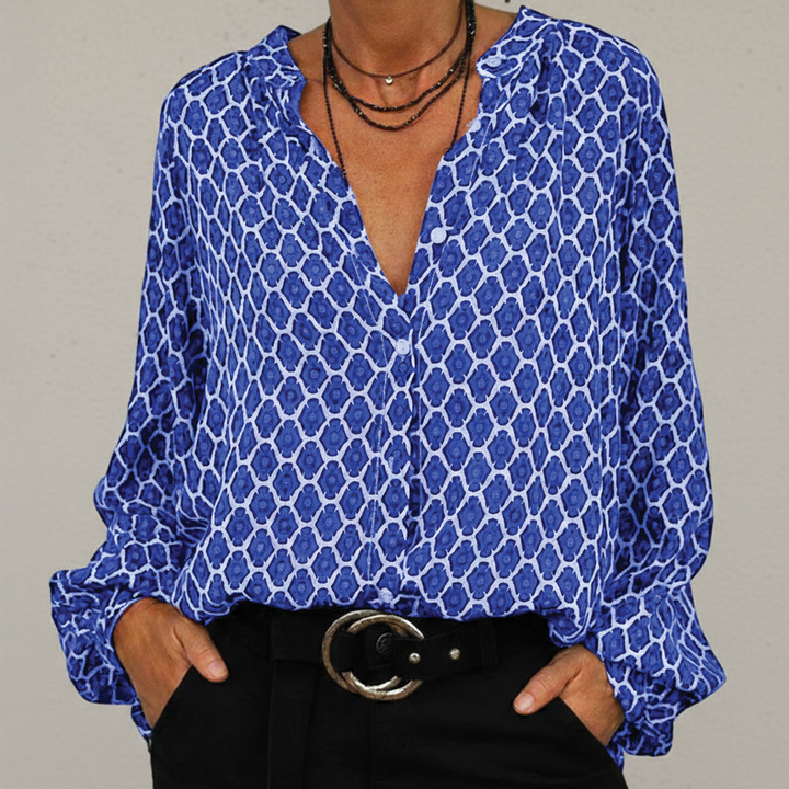 Autumn - V-Neck Blouse