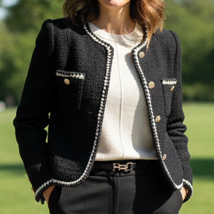 Allison - Vintage Style Tweed Blazer