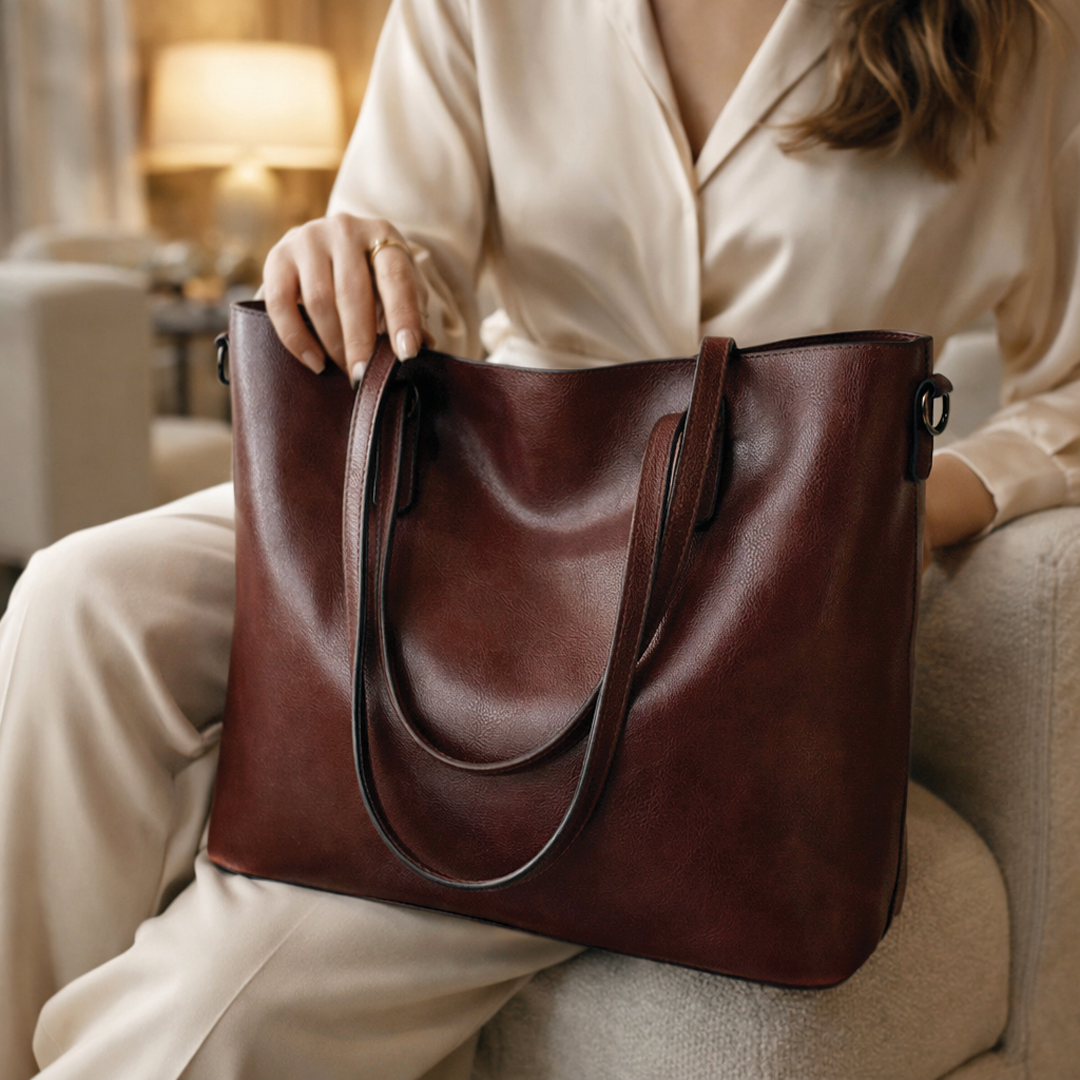 Kathy - Vegan Leather Tote Bag