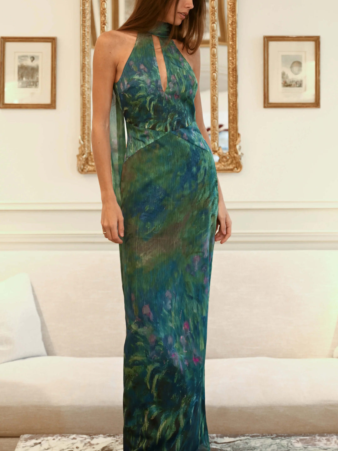 Avery - Halter Maxi Dress