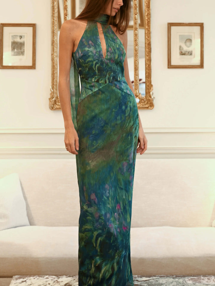 Avery - Halter Maxi Dress