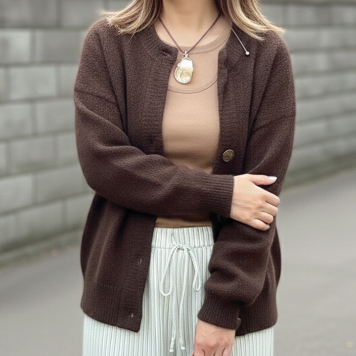 Amy - Button-Up Cardigan