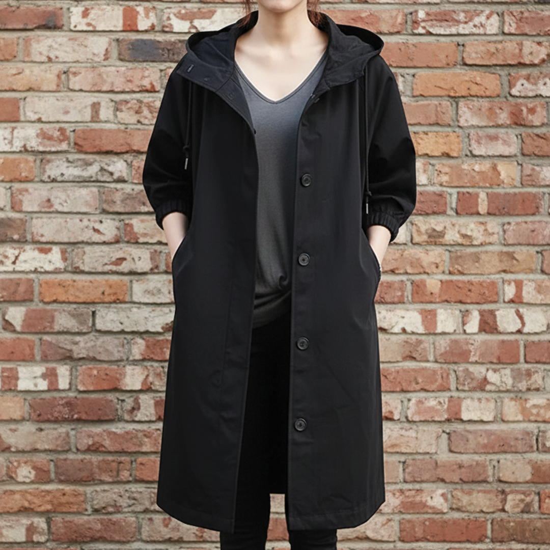 Anna - Hooded Trench Coat