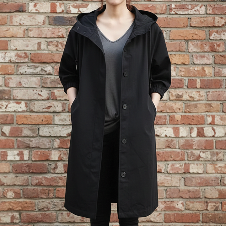 Anna - Hooded Trench Coat