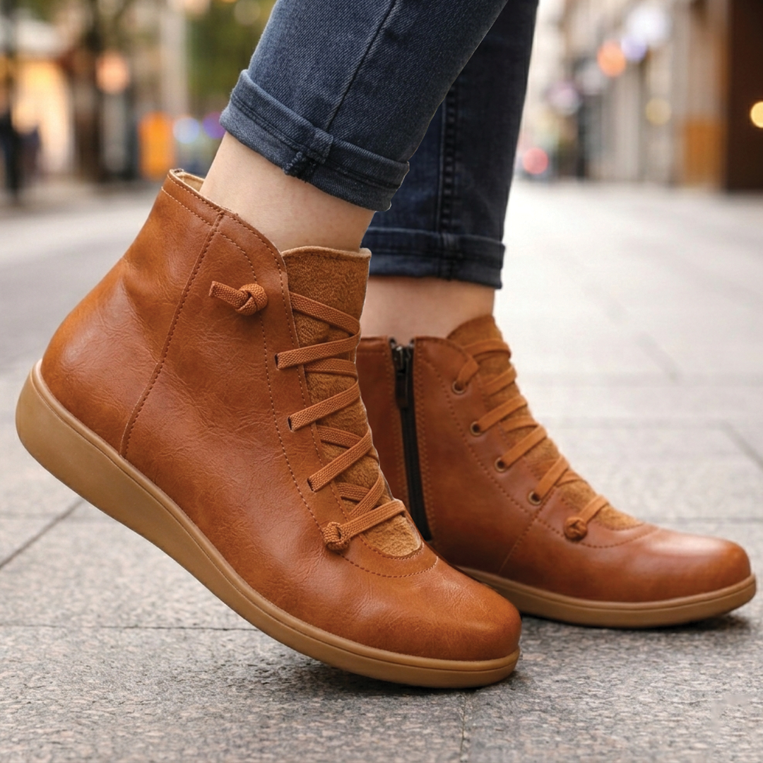 Easton - Leather Ankle Boots