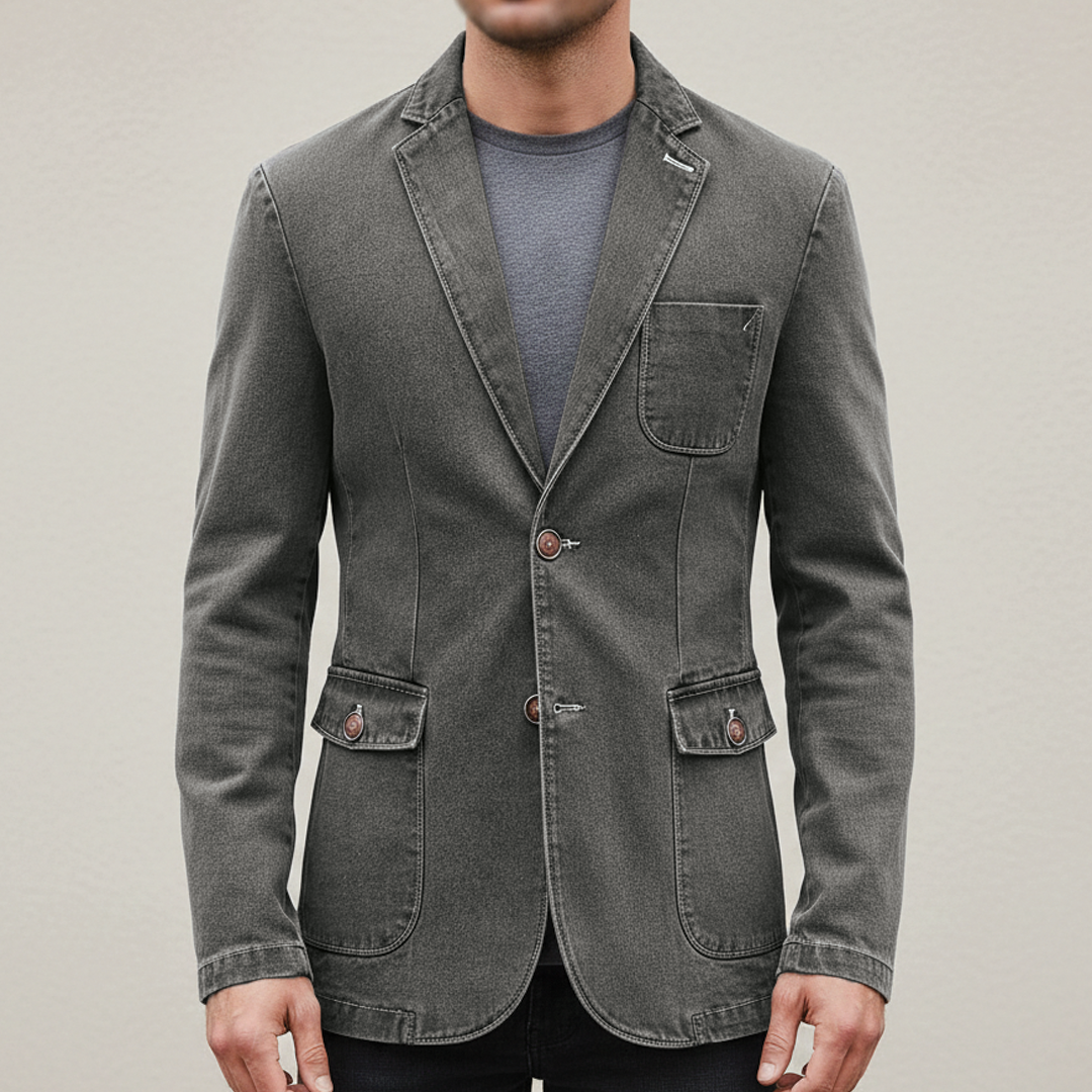 Axel - Casual Denim Blazer