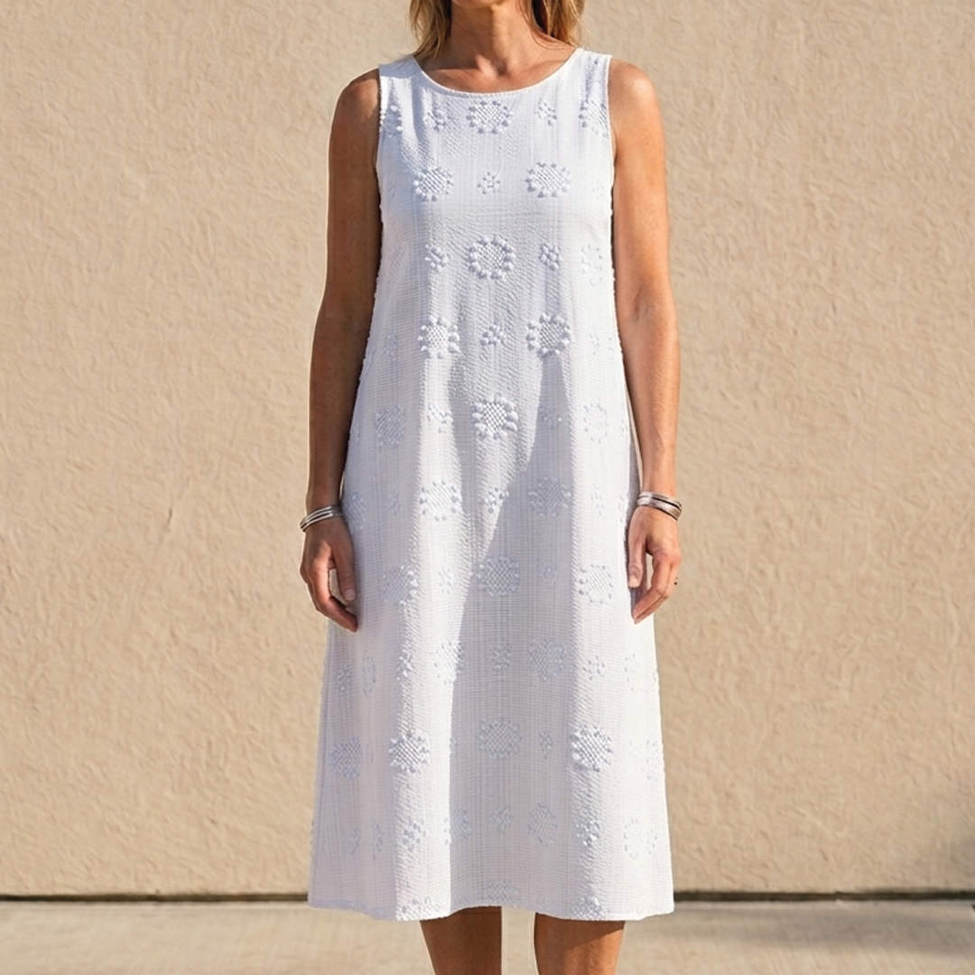 Olivia – Printed Midi Dress