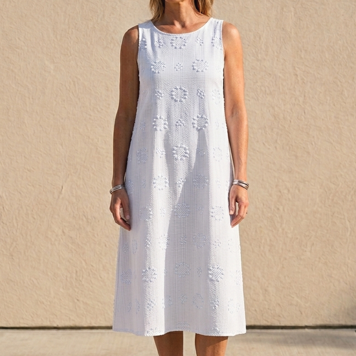 Olivia – Printed Midi Dress