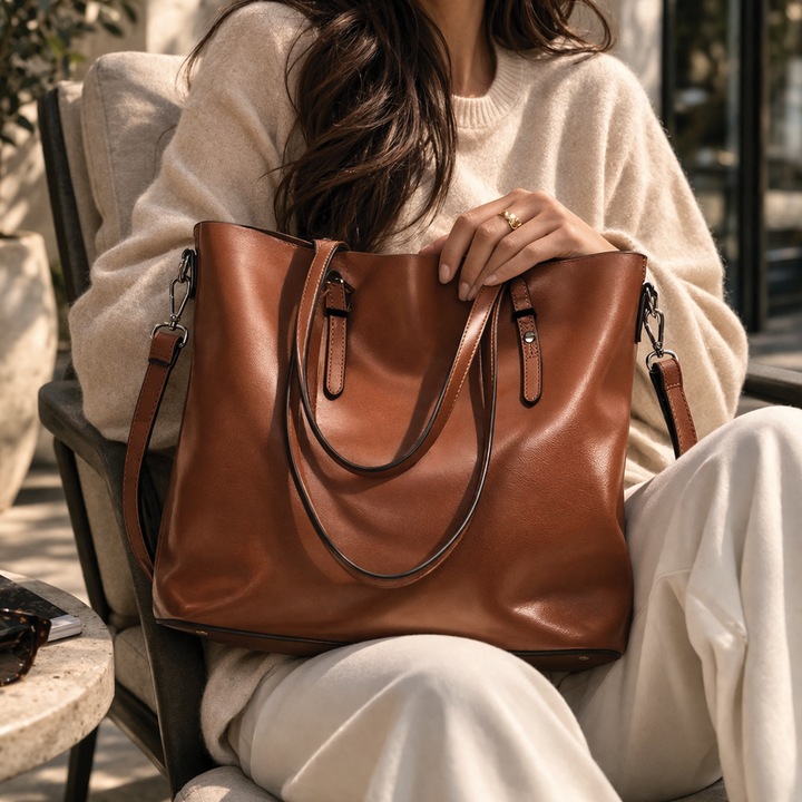 Kathy - Vegan Leather Tote Bag