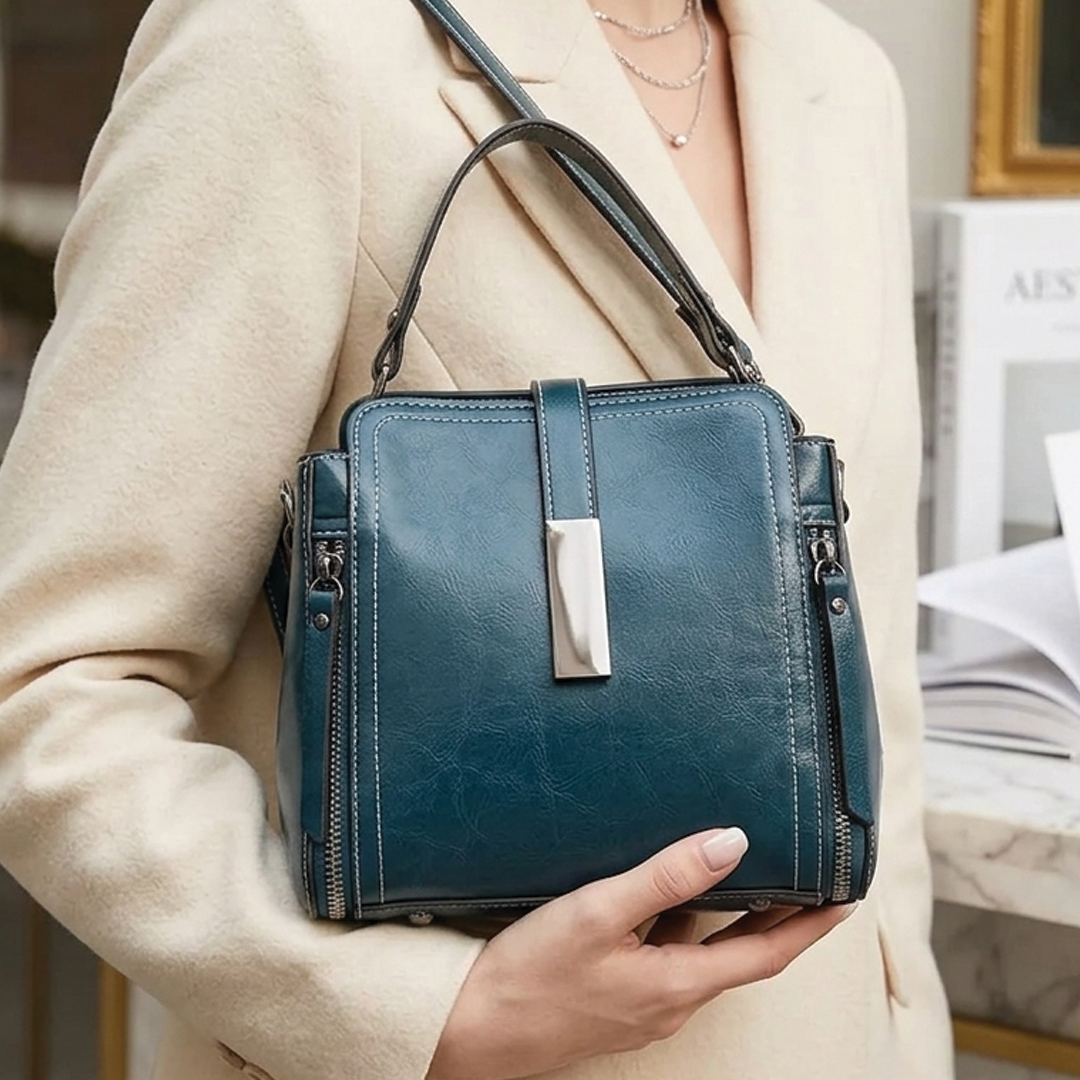 Ellen - Structured Satchel Handbag