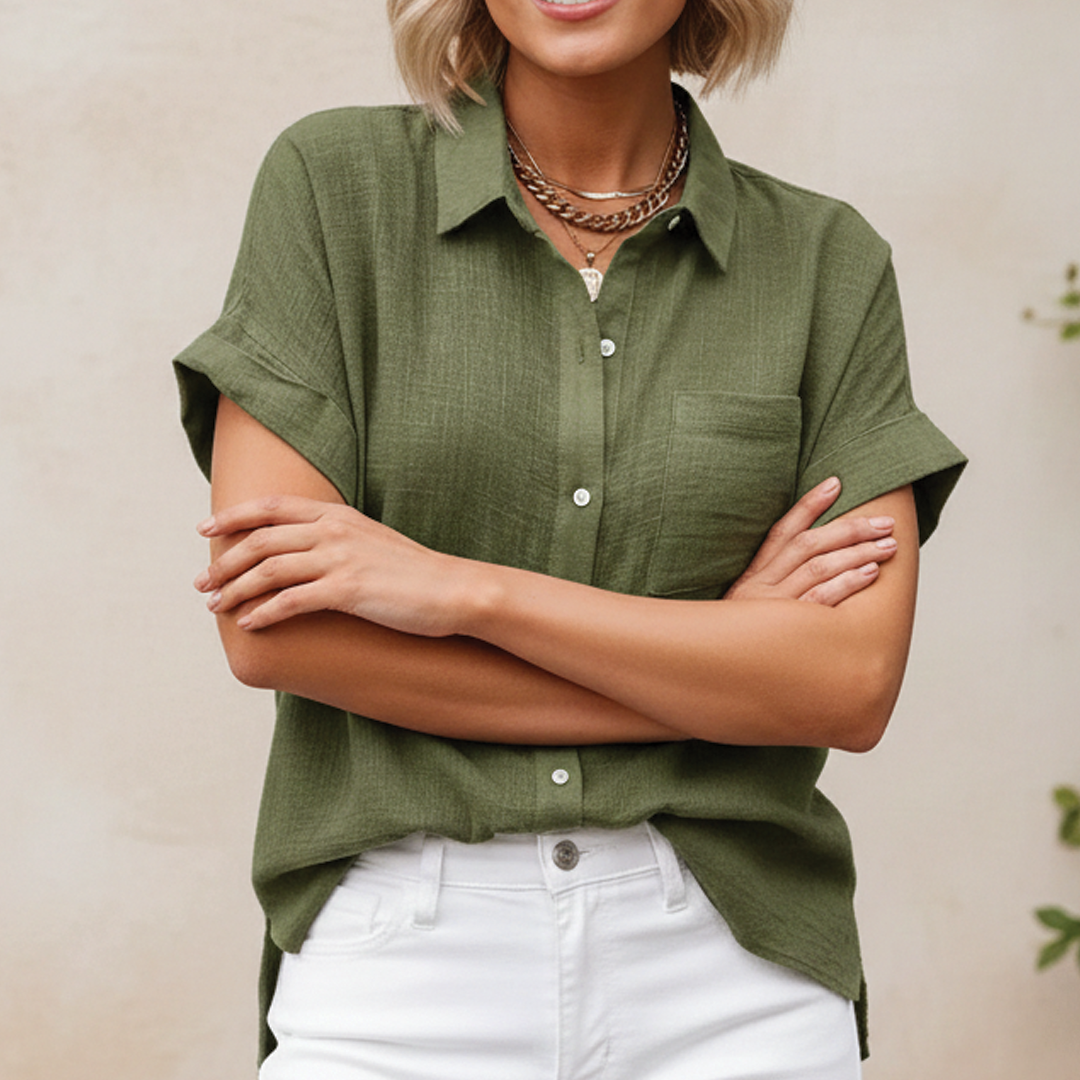 Bella - Summer Button Blouse
