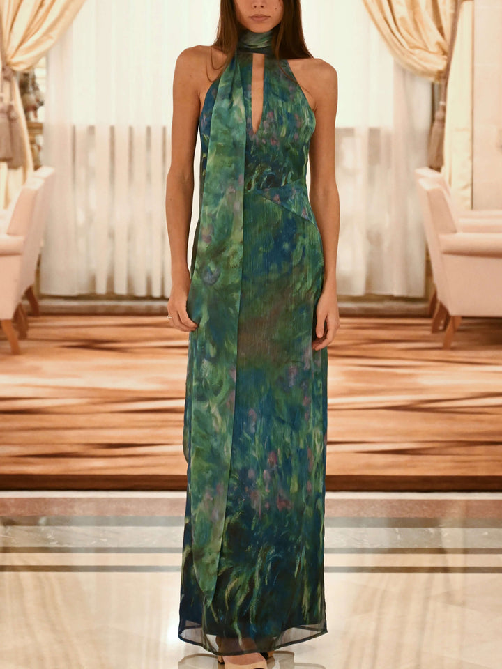 Avery - Halter Maxi Dress