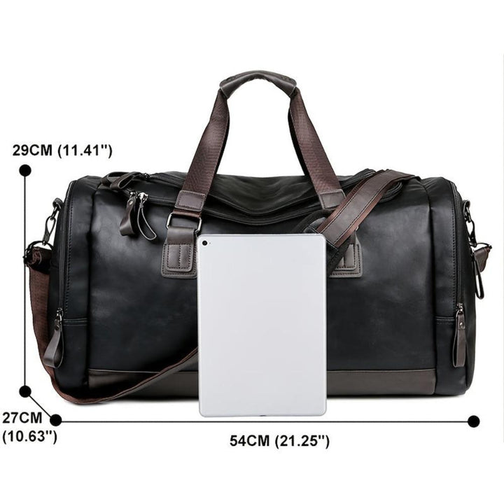 Aiden - Faux Leather Duffle