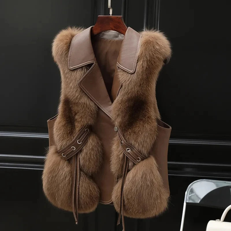 Athena - Faux Fur Vest