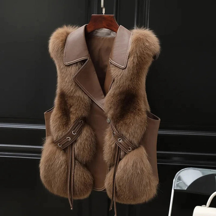 Athena - Faux Fur Vest