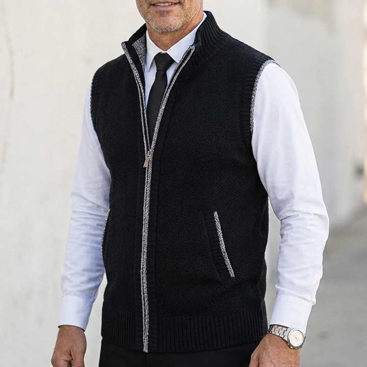 Carter - Zip-Up Sweater Vest