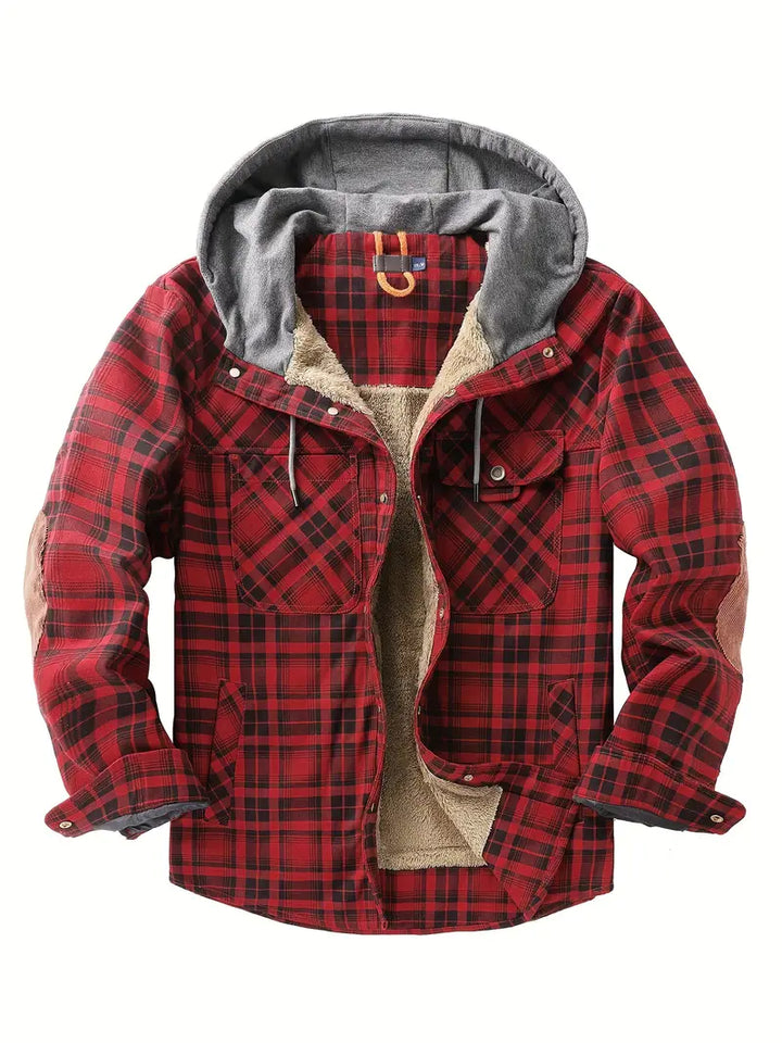 Wyatt - Hooded Checked Jacket
