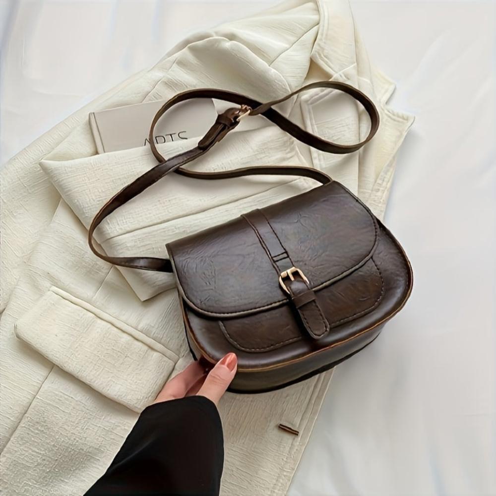 Michele - Faux Leather Crossbody Bag