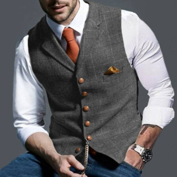 Dylan - Classic Checkered Vest