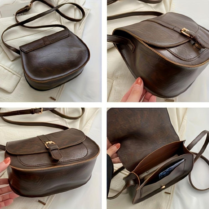 Michele - Faux Leather Crossbody Bag