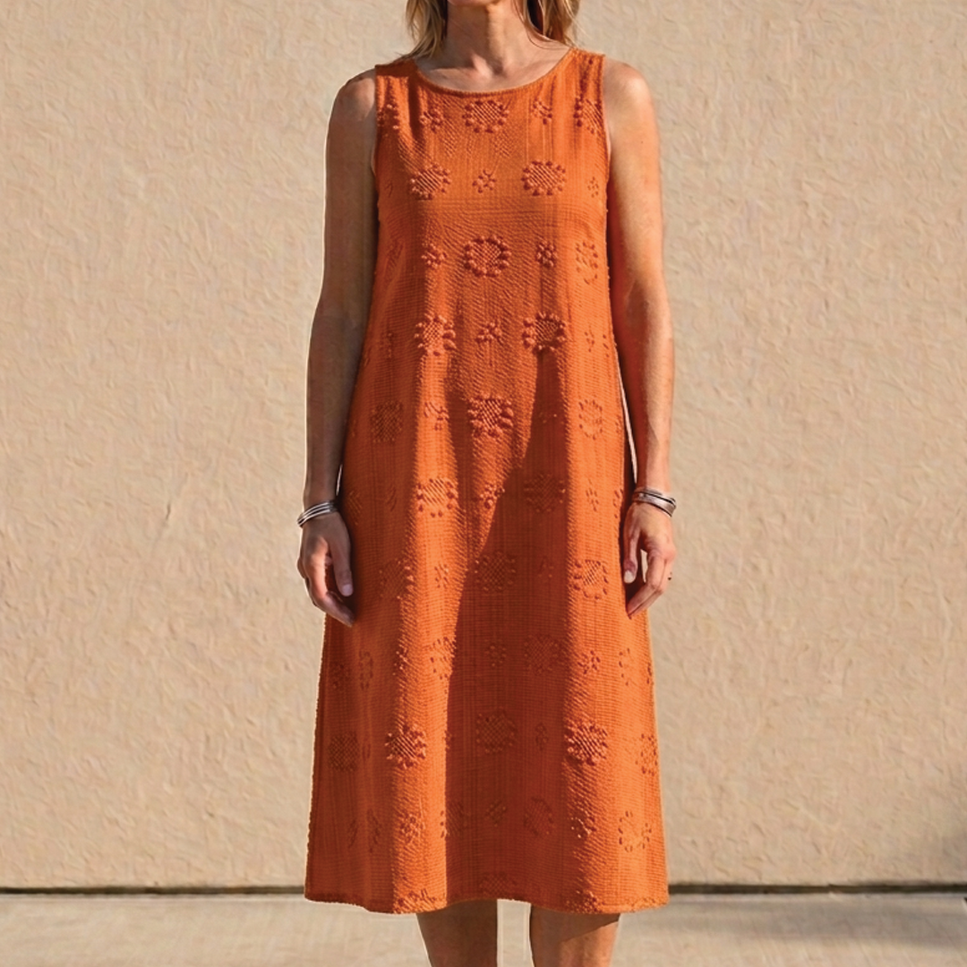Olivia – Printed Midi Dress