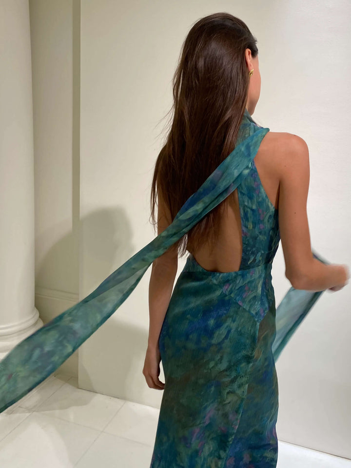 Avery - Halter Maxi Dress