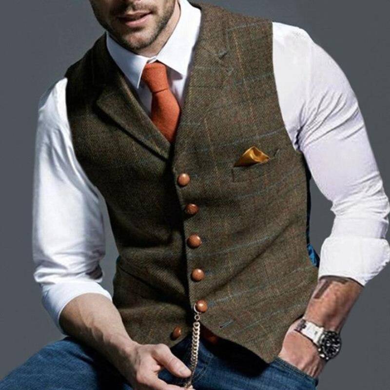 Dylan - Classic Checkered Vest