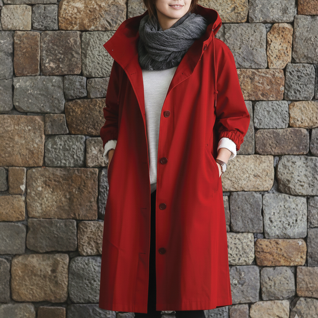 Anna - Hooded Trench Coat