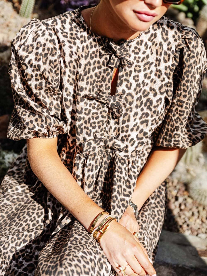 Aubrey - Leopard Print Dress
