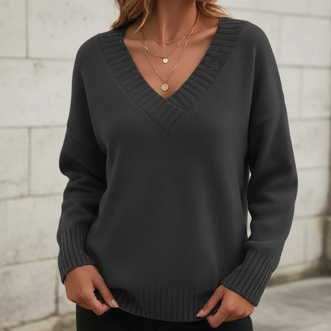 Avery - V-Neck Sweater