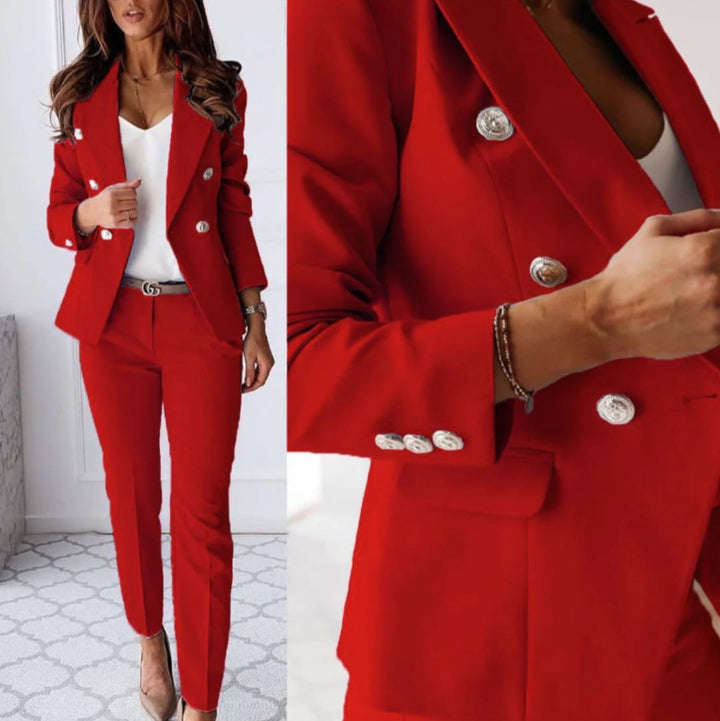 Lily - Double-Breasted Suit Set