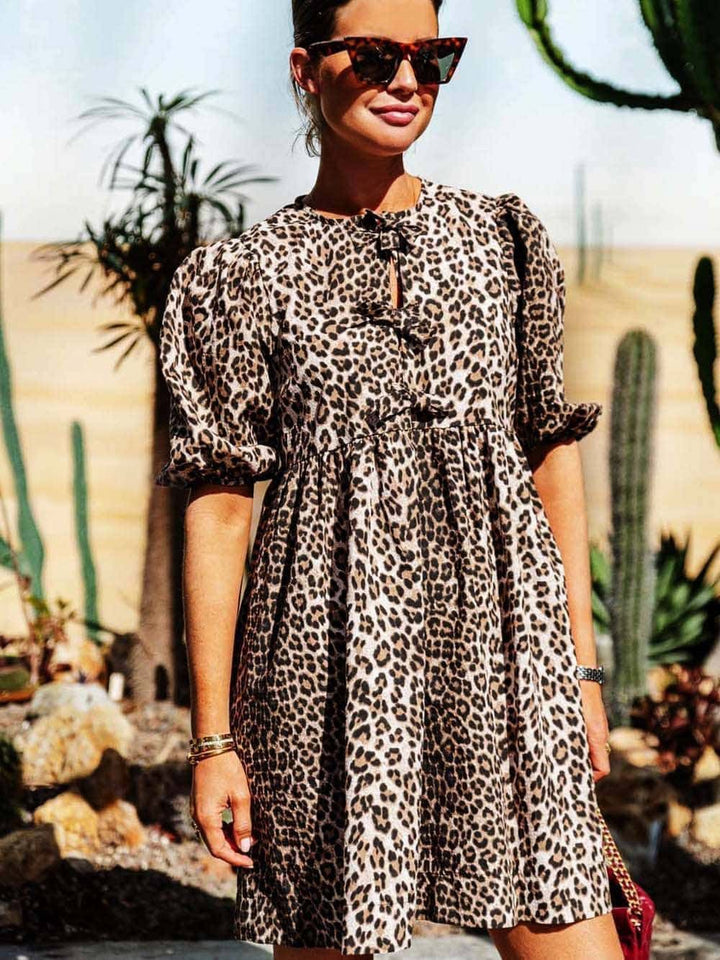 Aubrey - Leopard Print Dress
