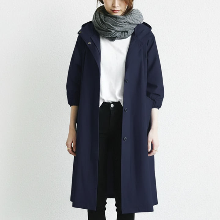 Anna - Hooded Trench Coat