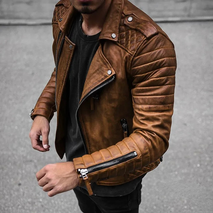 Isaiah - Men's Leather Jacket