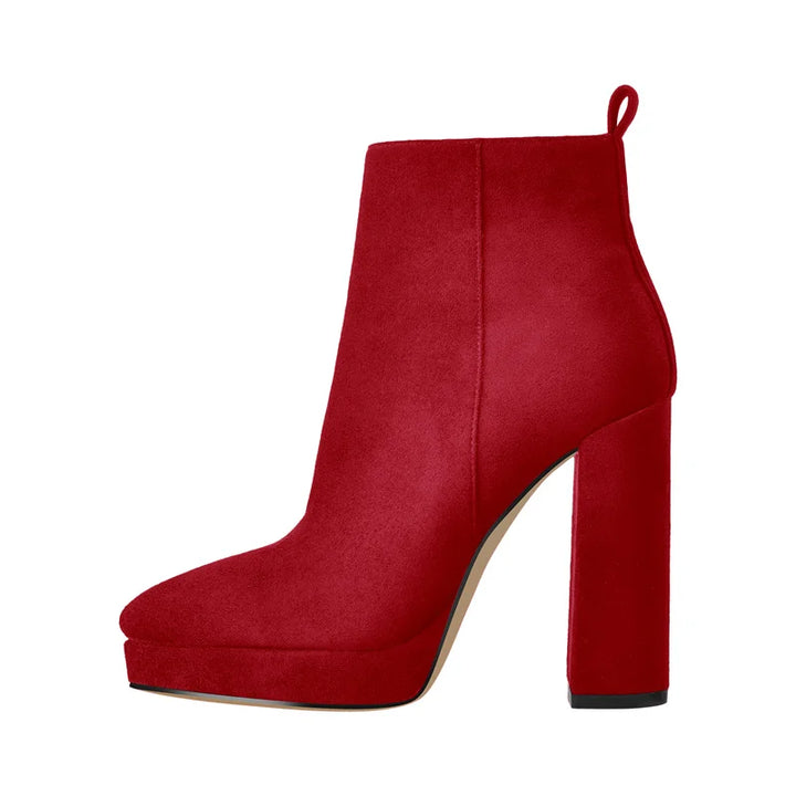 Amelia - Pointed Toe Ankle Boots