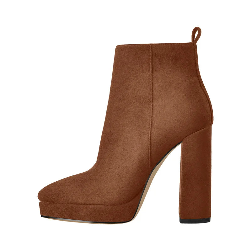 Amelia - Pointed Toe Ankle Boots