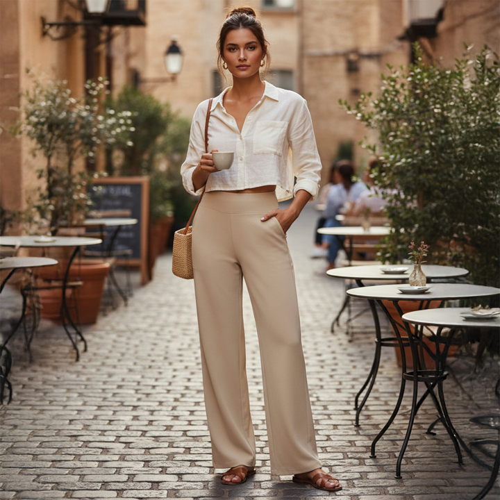 Julie - Wide-Leg Pants