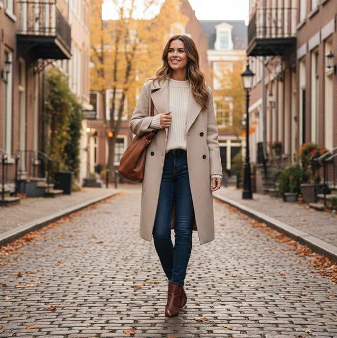 Maria - Elegant Trench Coat