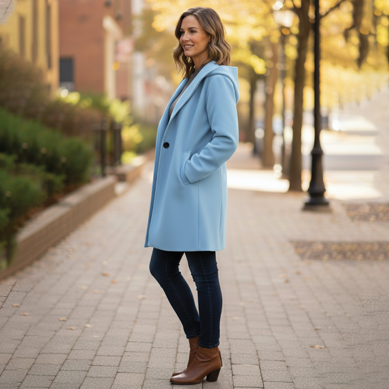 Erin – Oversized Hooded Coat