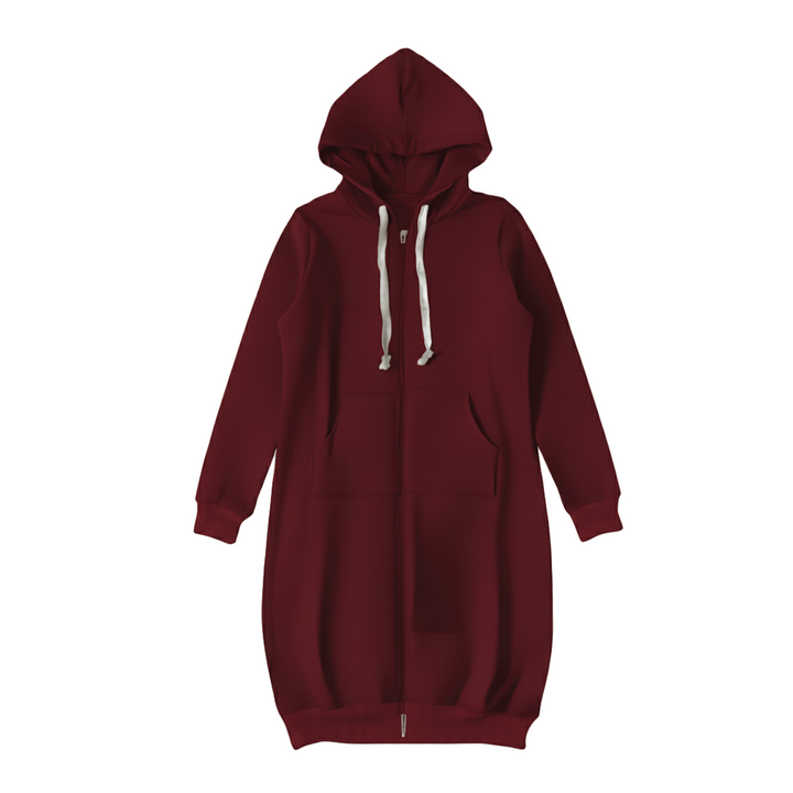 Bonnie - Longline Zip Hoodie