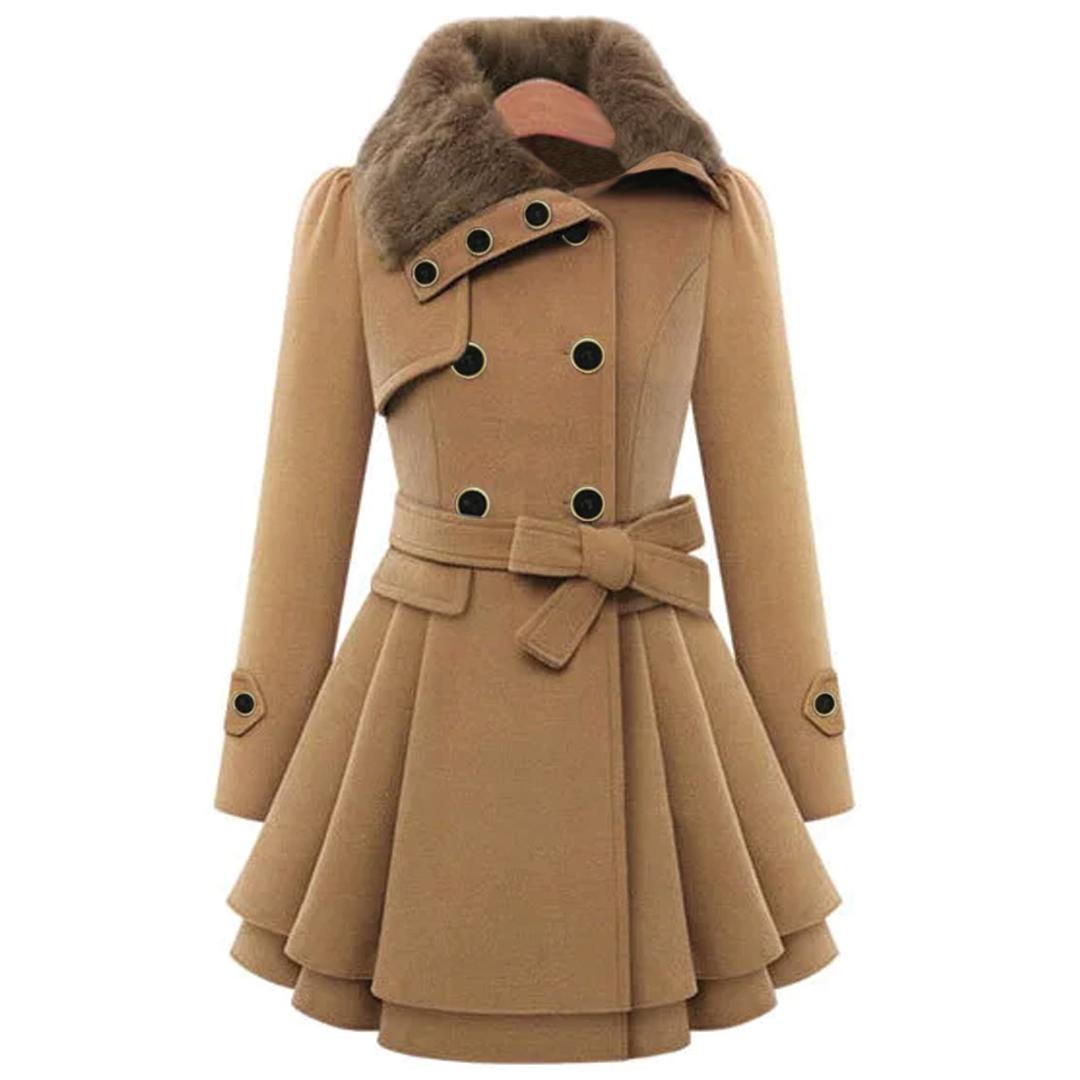 Natalie - Wool Trench Coat