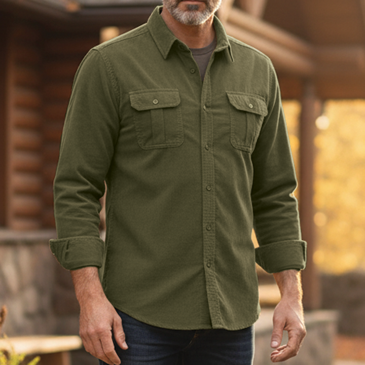 Carson - Casual Corduroy Shirt